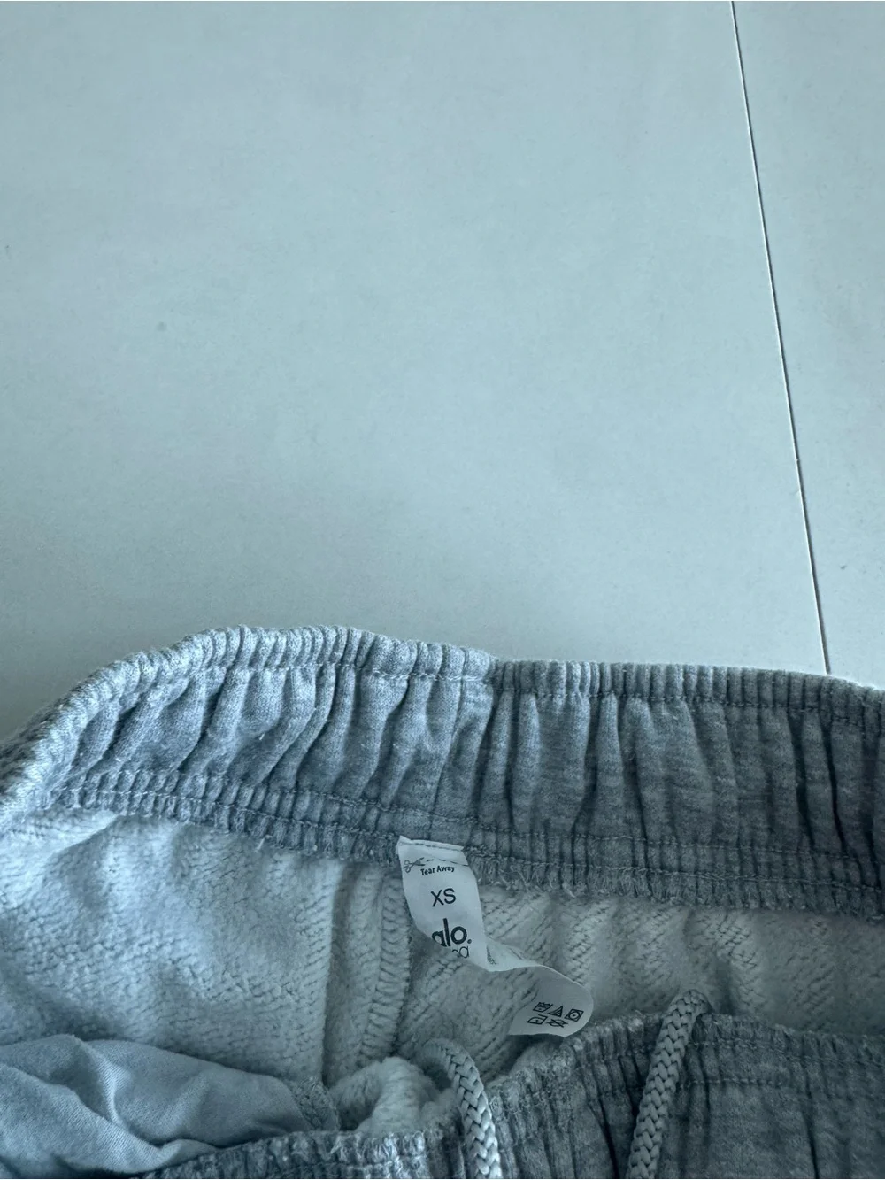 ALO Yoga Kids Light Gray Jogger Sweatpants